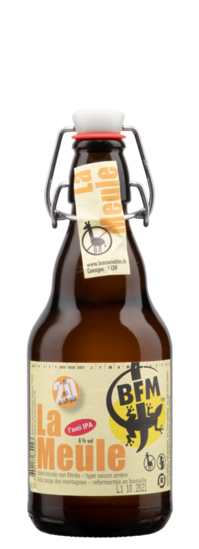 BFM La Meule Bière blonde non filtrée HA 20 x MW 6 33cl online