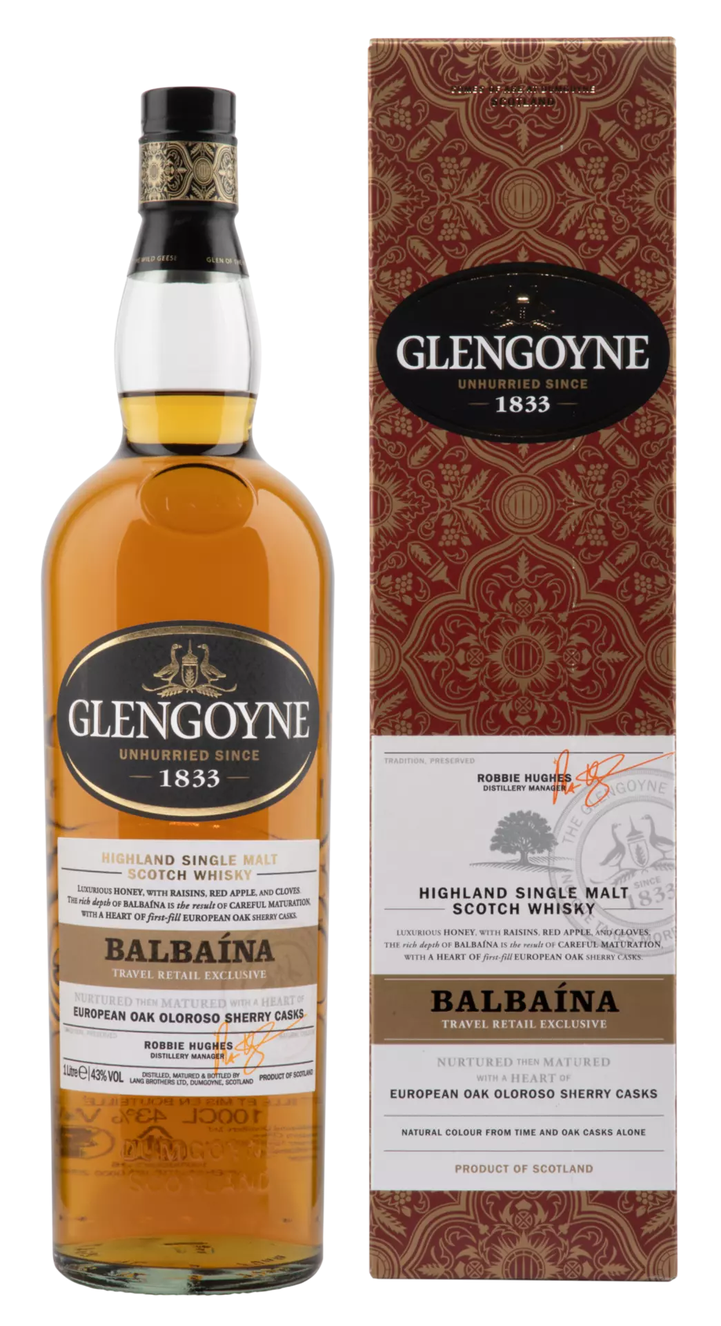 Glengoyne 10 Years Hihgland Single Malt Sctoch Whisky 40° 70cl