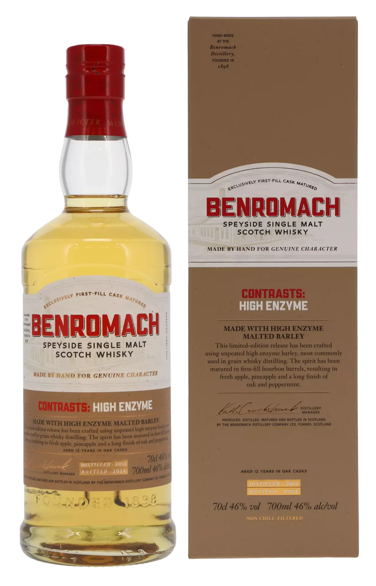 Benromach Contrasts: Peat Smoke 57PPM 2014 Speyside Single Malt