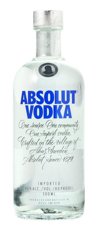 Absolut bestellen Vodka 50cl online 40°