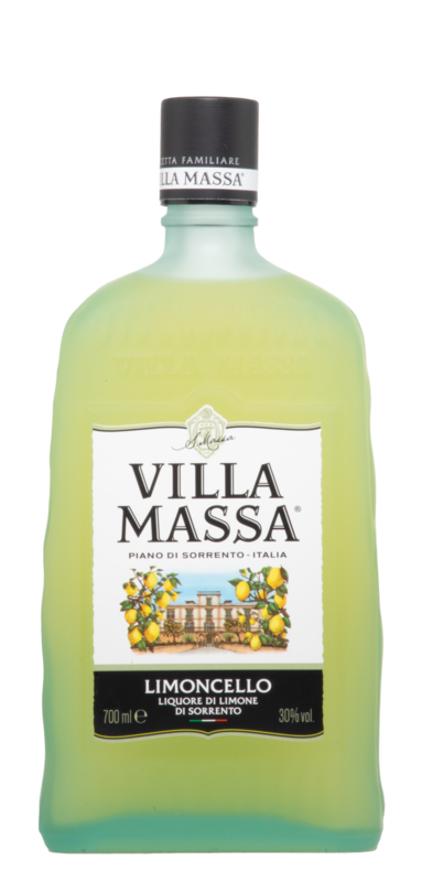 Villa Massa Limoncello di Sorrento 70cl avec Verres