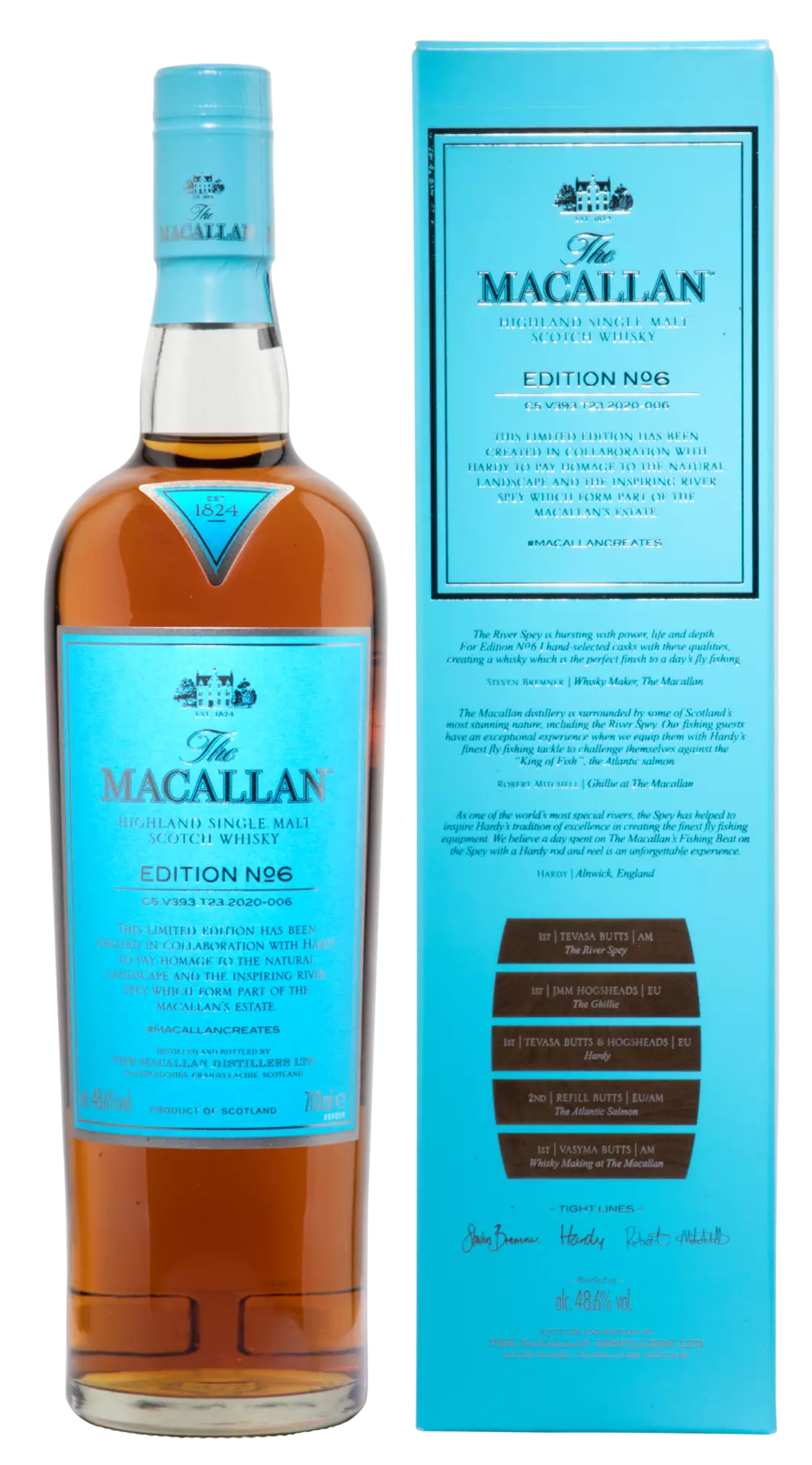 マッカラン The Macallan Edition No. 5 48.5% Macallan Edition No. 5 Highalnd Single Malt Scotch Whisky