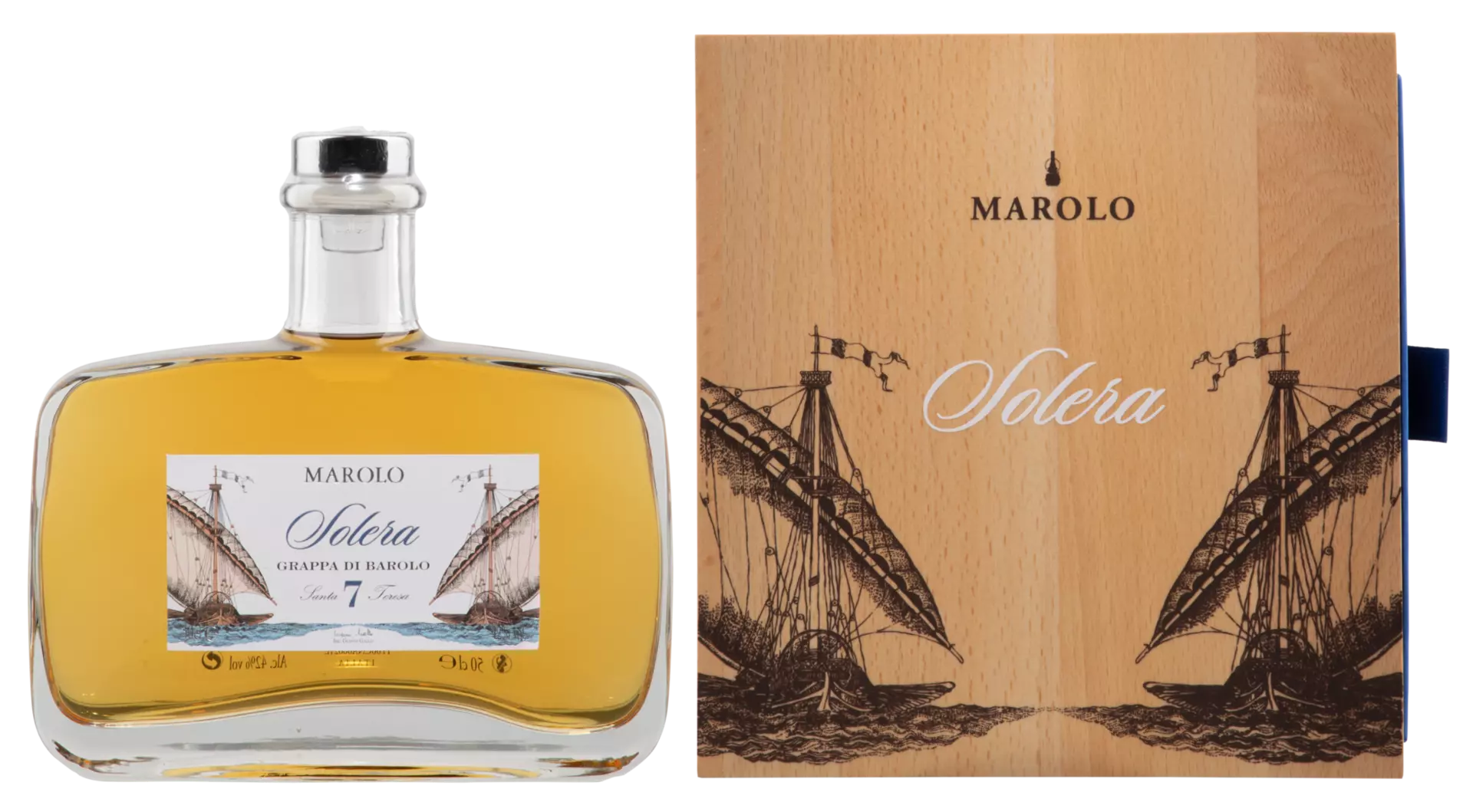 Marolo Barolo Solera 7 Anni Grappa 42° 50cl online bestellen