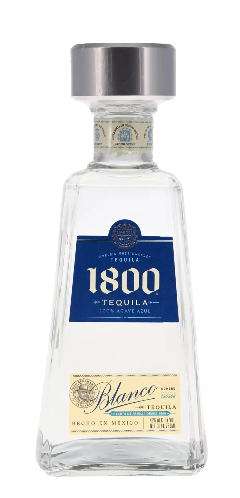 1800 Silver 100% Agave Azul Tequila 40 75cl online bestellen | ullrich.ch