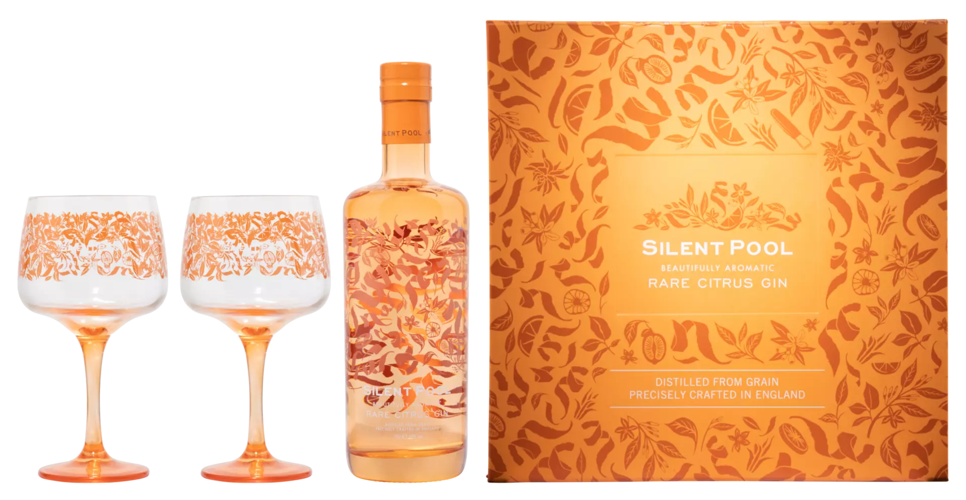 Silent Pool Rare Citrus mit 2 Copa Gläsern Gin 43° 70cl online