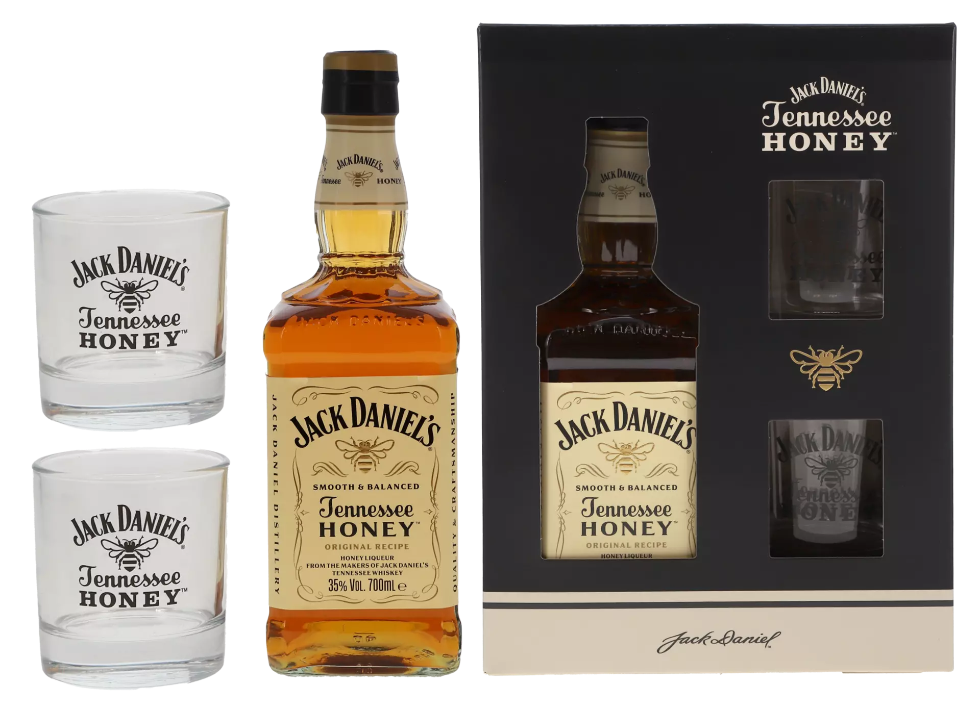 Jack Daniel's Tennessee Honey Tennessee Whiskey Geschenkpackung