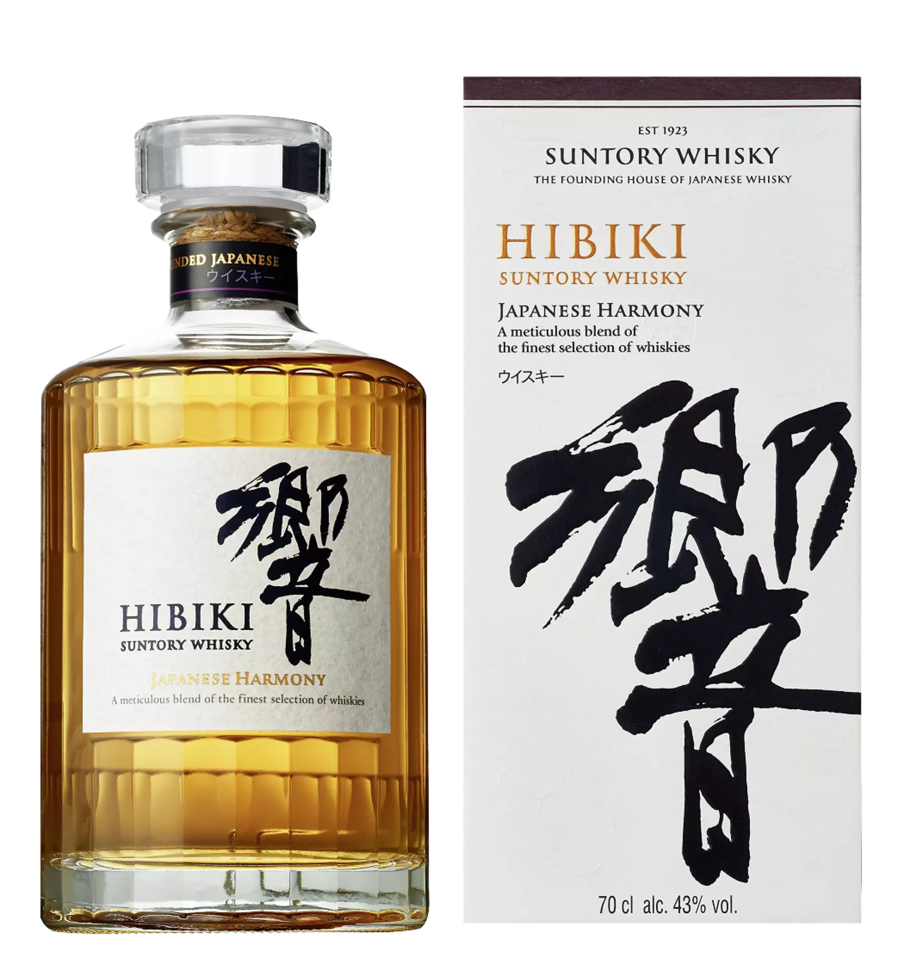 ウイスキー Hibiki Japanese Harmony 70cl 43% Suntory Hibiki Japanese Harmony Blended Whisky 43° 70cl