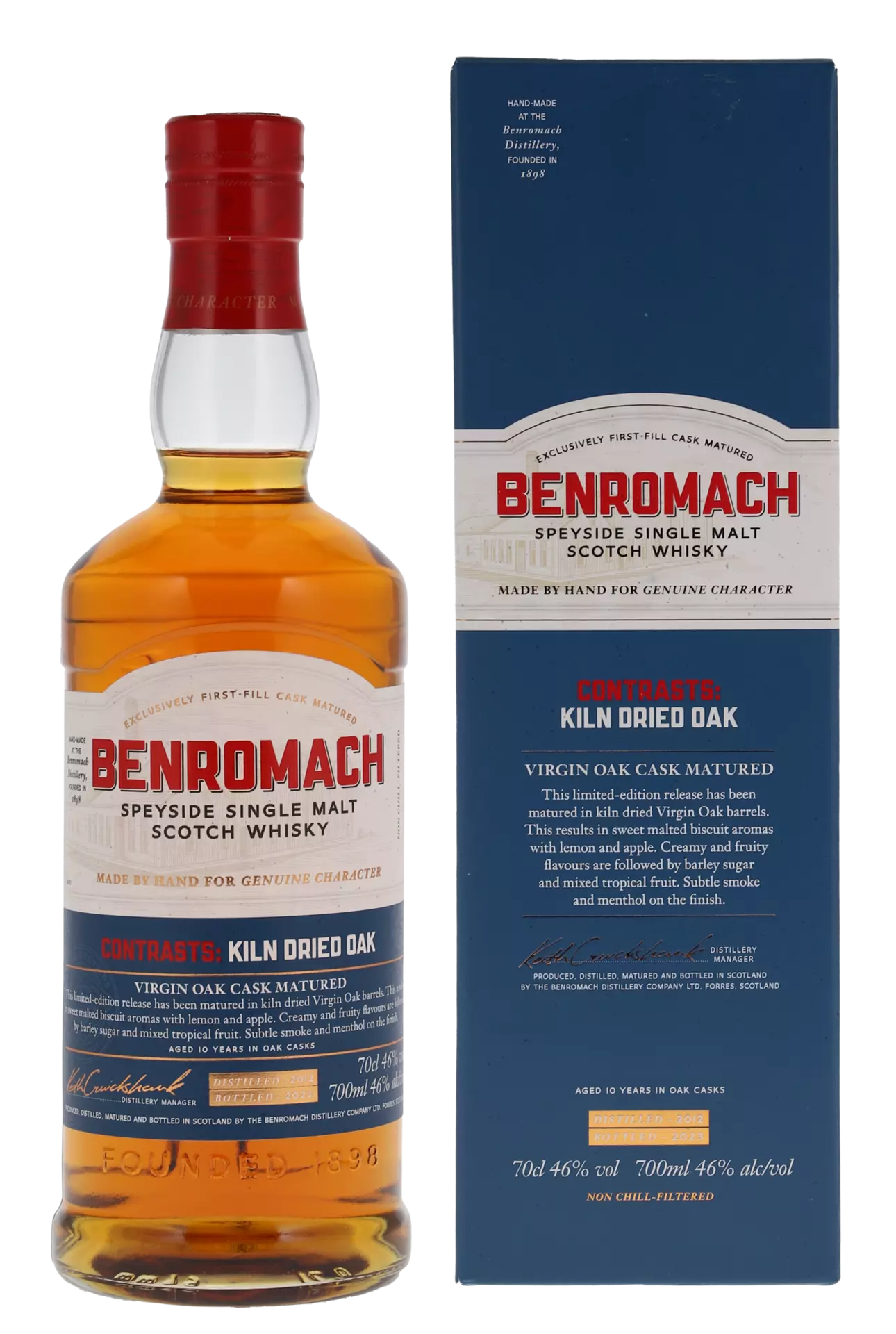 Benromach Contrasts: Peat Smoke 57PPM 2014 Speyside Single Malt