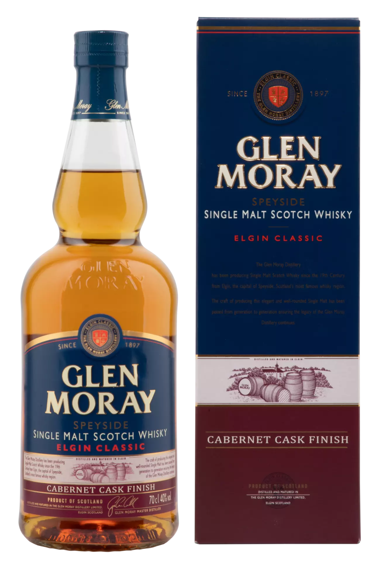Glen Moray Elgin Classic Port Cask Finish Speyside Single Malt