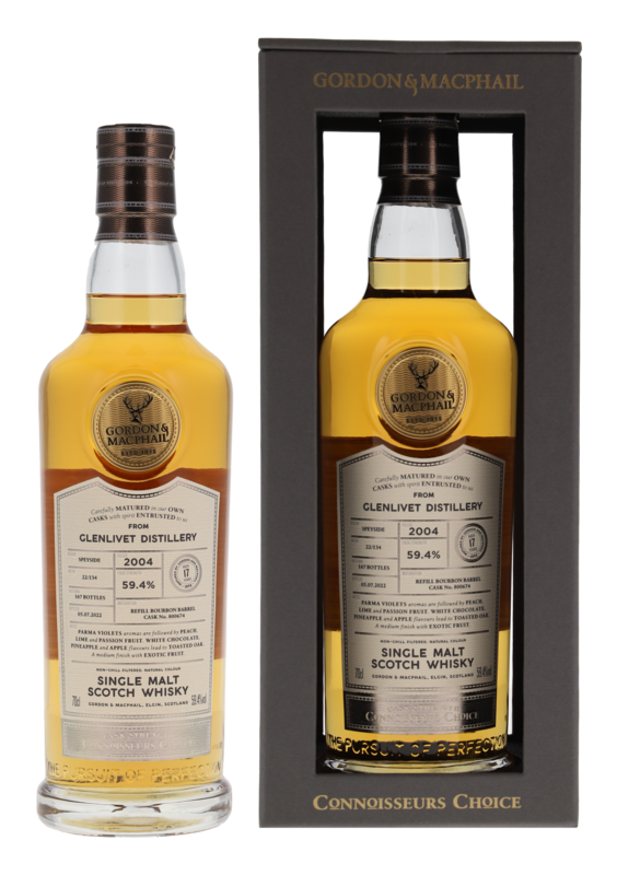 Glenlivet Gordon & Macphail Connoisseurs Choice 17 Years 2004 Single ...