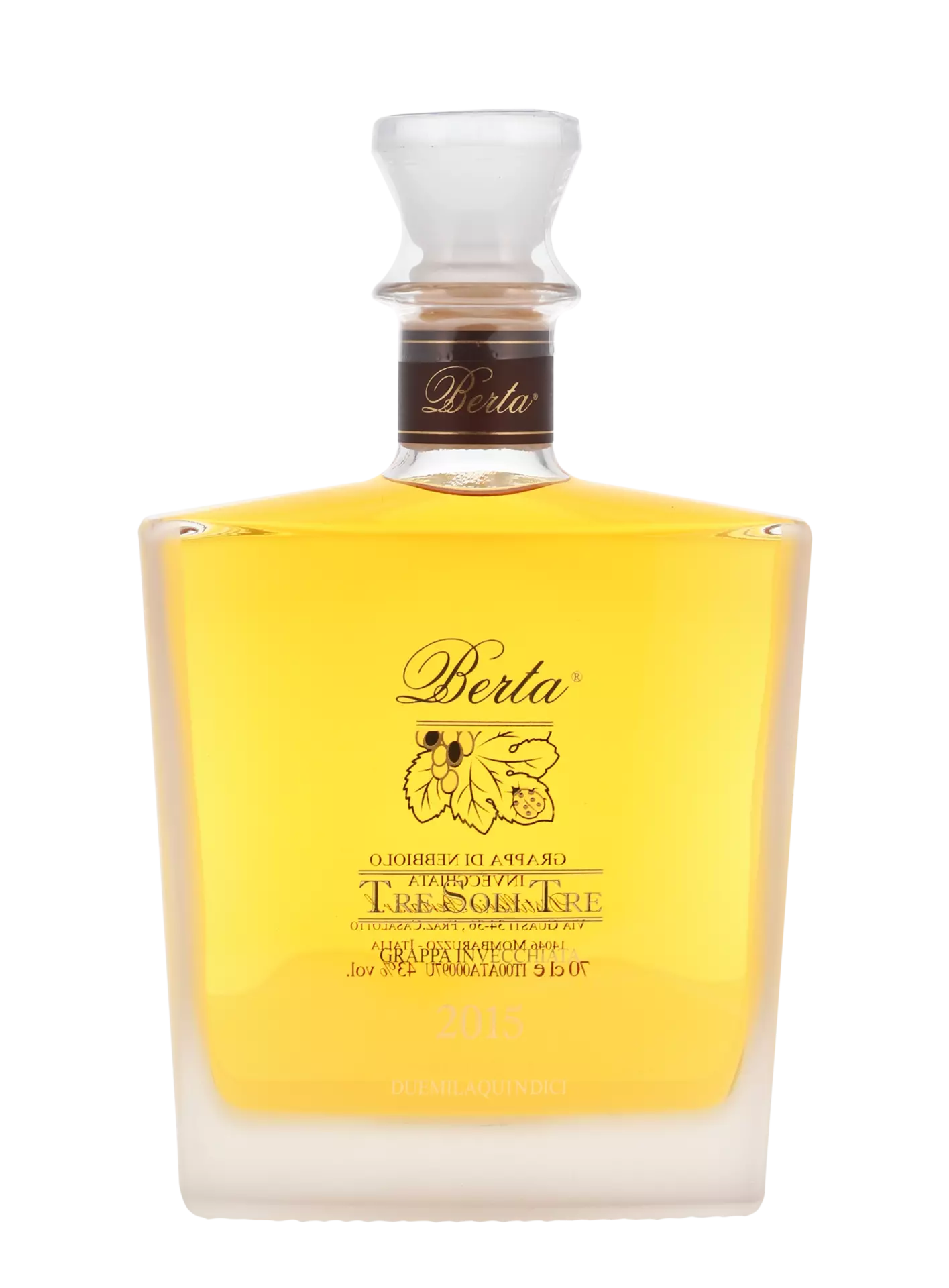 Berta Tre Soli Tre 2016 Grappa 43° 70cl online bestellen | ullrich.ch