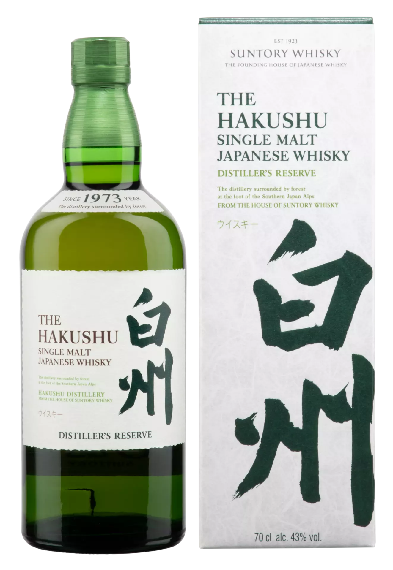 Suntory The Hakushu 12 Years Single Malt Whisky 43° 70cl online