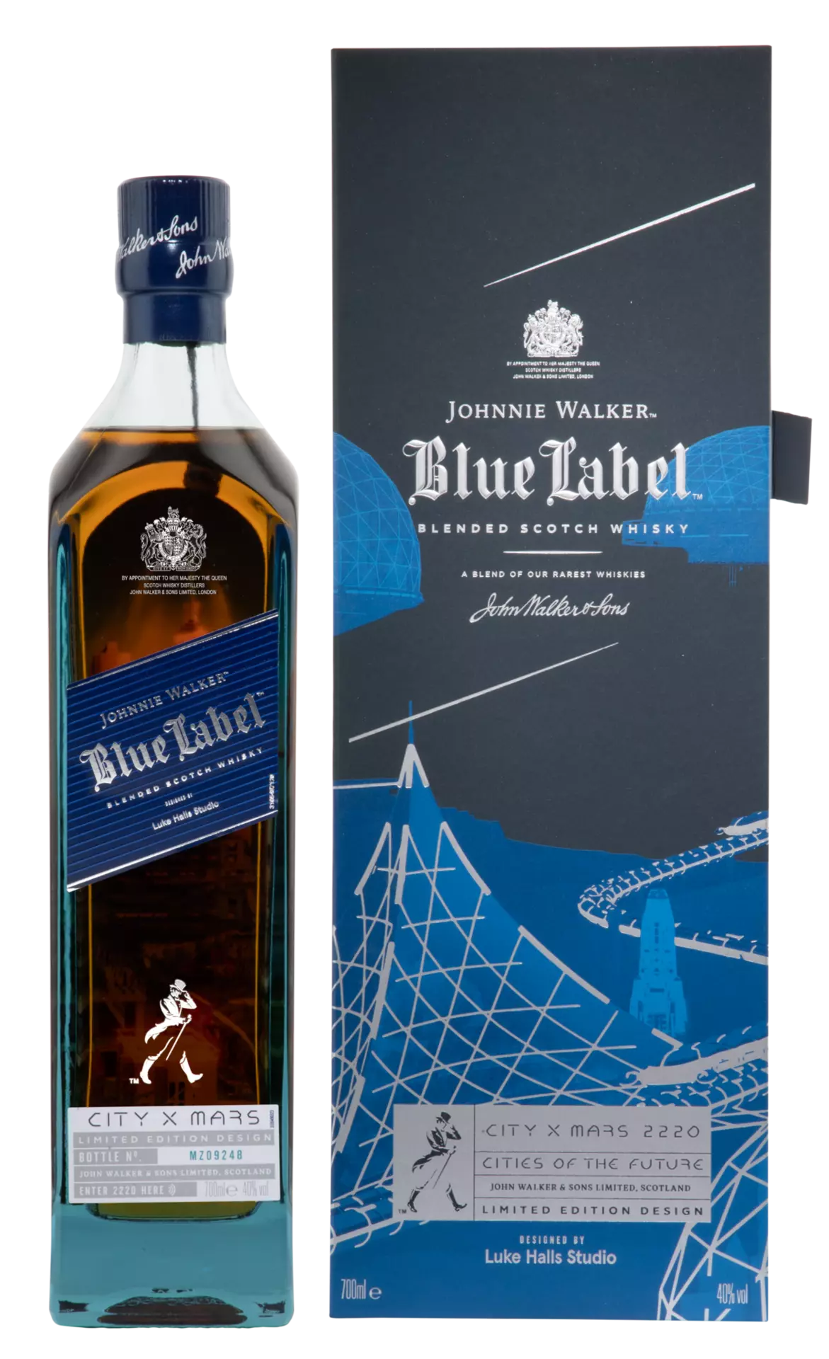 ウイスキー Johnnie Walker Blue Label & Red Label ジョニーウォーカー ブルーラベル、2025年「蛇年」限定ボトルを発表