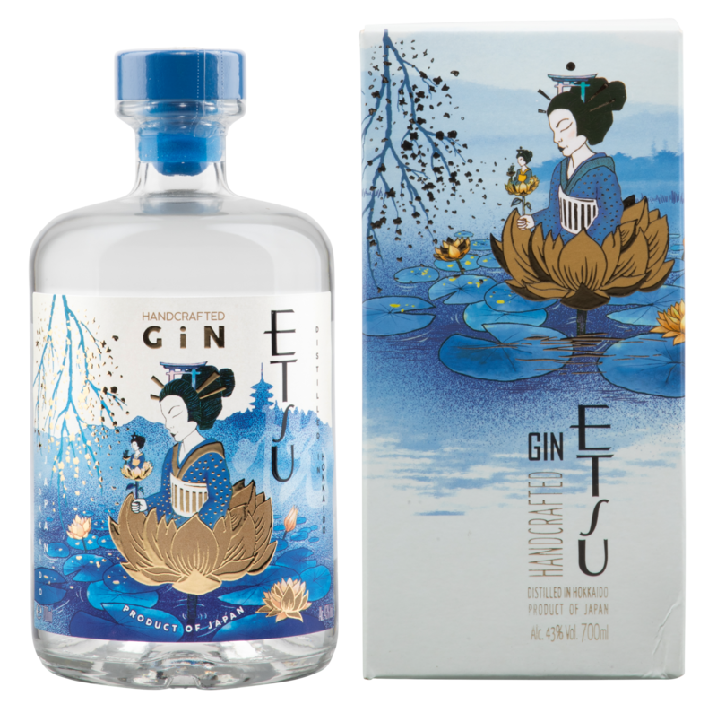 Gin Etsu, 70cl 43°, gin Japonais