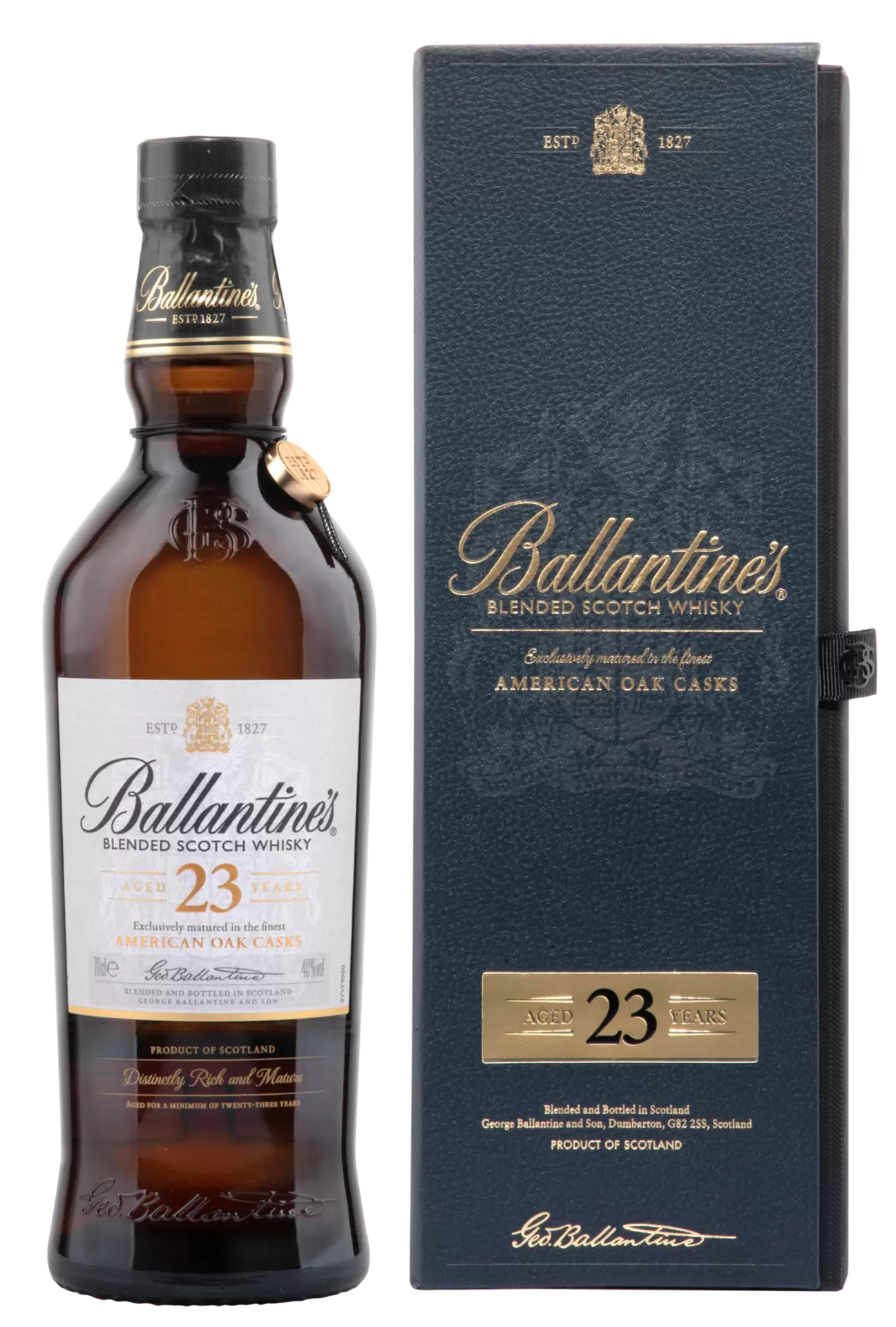Ballantine's American Oak 23 Years Blended Scotch Whisky 40° 70cl
