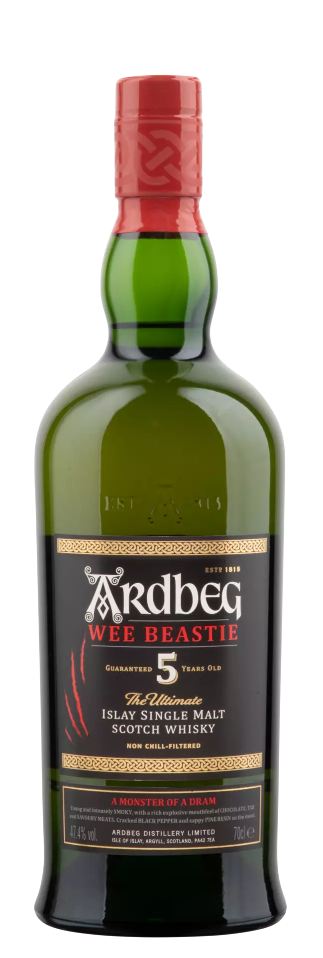 Ardbeg Wee Beastie 5 Years Islay Single Malt Scotch 47.4° 70cl