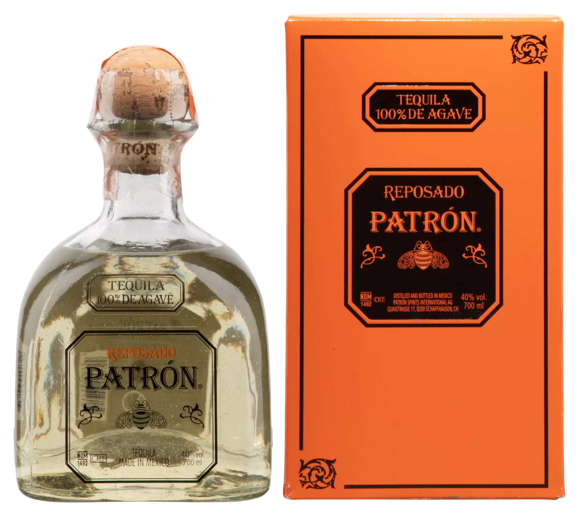 PATRON REPOSADO テキーラ 100%アガベ Patron Reposado 100% Agave Tequila 40° 70cl
