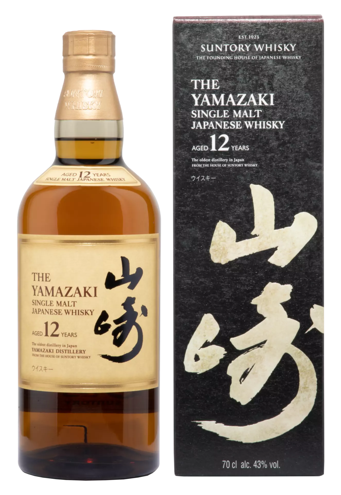 Suntory The Yamazaki 12 Years Single Malt Whisky 43° 70cl